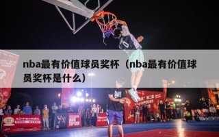 nba最有价值球员奖杯（nba最有价值球员奖杯是什么）