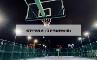 保罗乔治麦迪（保罗乔治麦迪对比）