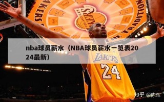 nba球员薪水（NBA球员薪水一览表2024最新）
