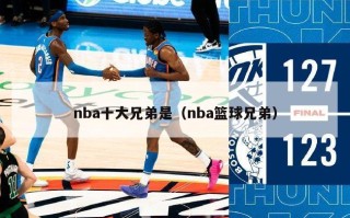 nba十大兄弟是（nba篮球兄弟）