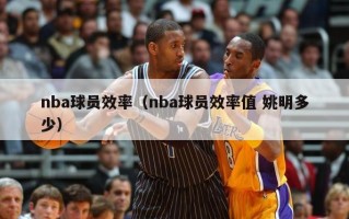 nba球员效率（nba球员效率值 姚明多少）