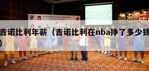 吉诺比利年薪（吉诺比利在nba挣了多少钱）-第1张图片-24直播网