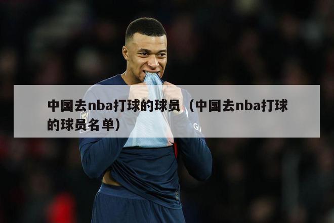 中国去nba打球的球员（中国去nba打球的球员名单）-第1张图片-24直播网