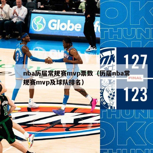 nba历届常规赛mvp票数（历届nba常规赛mvp及球队排名）-第1张图片-24直播网
